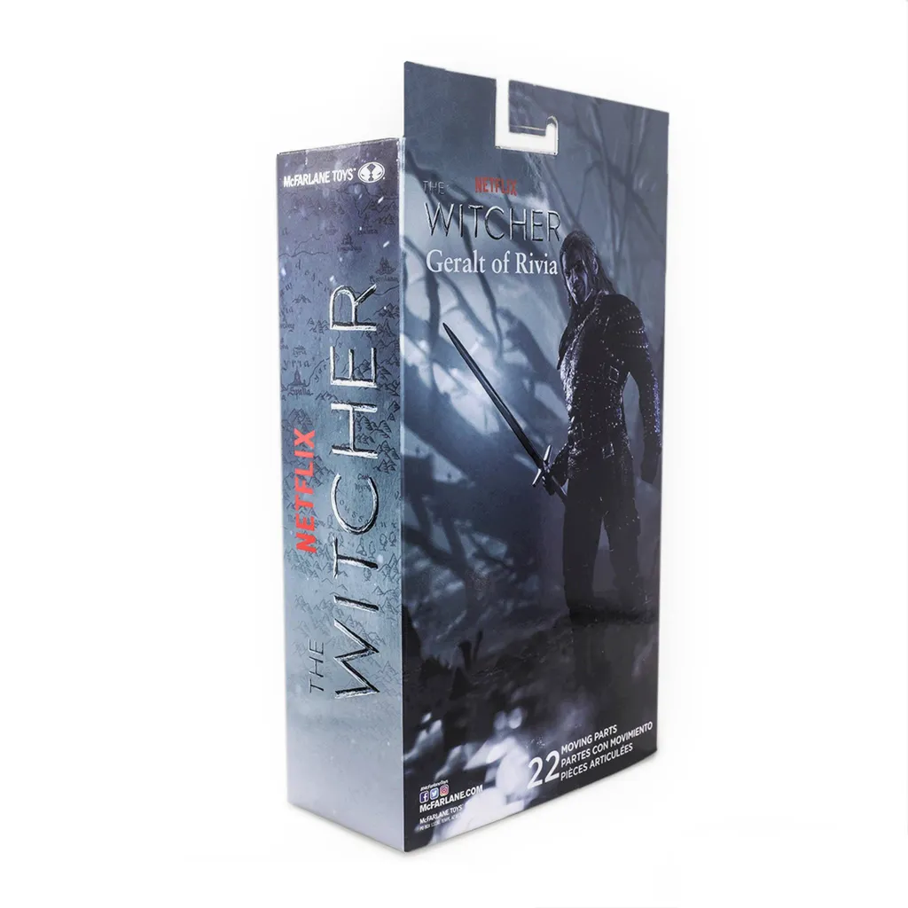 Figurine Geralt de Riv The Witcher Mode Saison 2 Netflix - 18 cm - 8