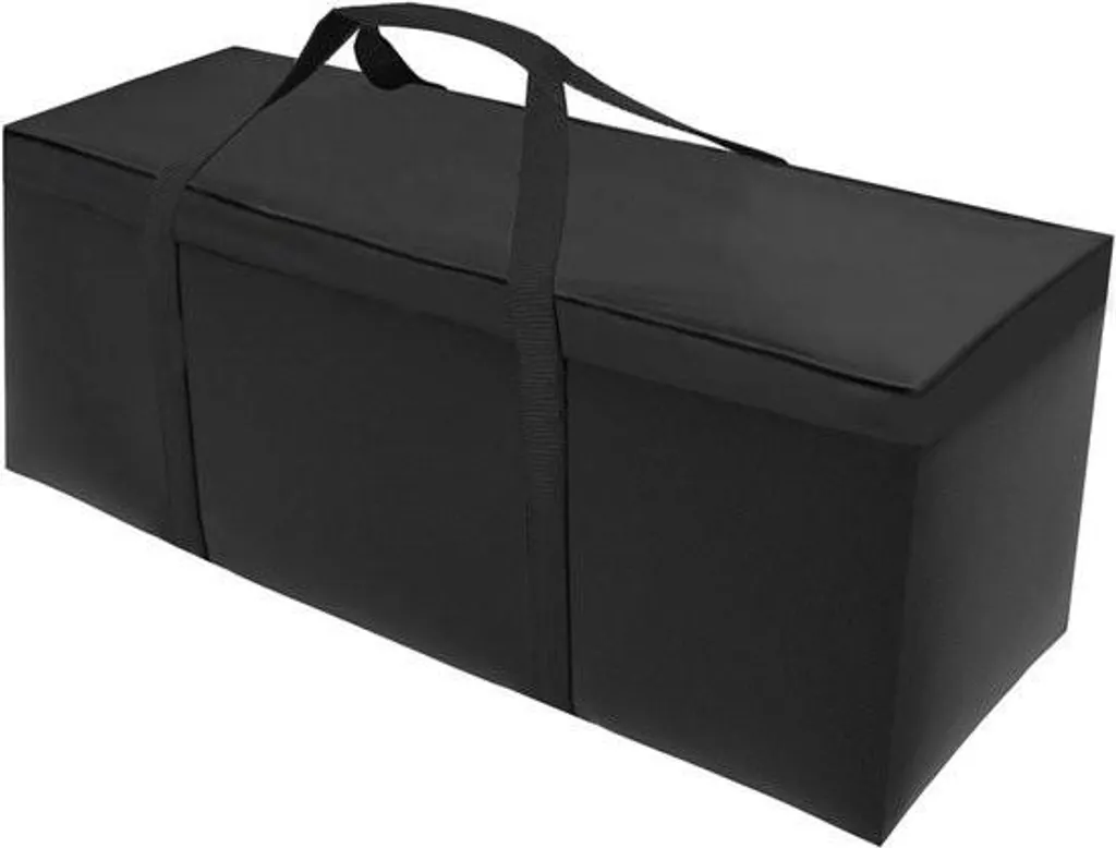Housse de rangement jardin Oxford 600D noir robuste 175 x 55 x 75 cm