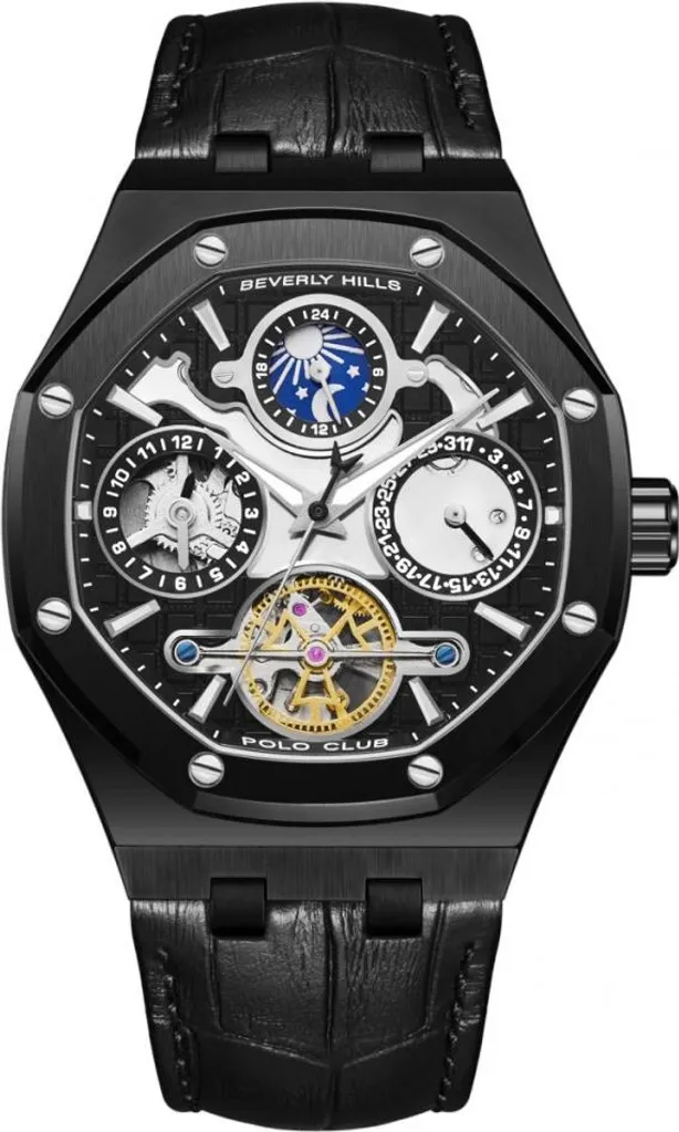 Beverly Hills Polo Club BP3787X.651 Orologio Nero per Uomo d'Affari