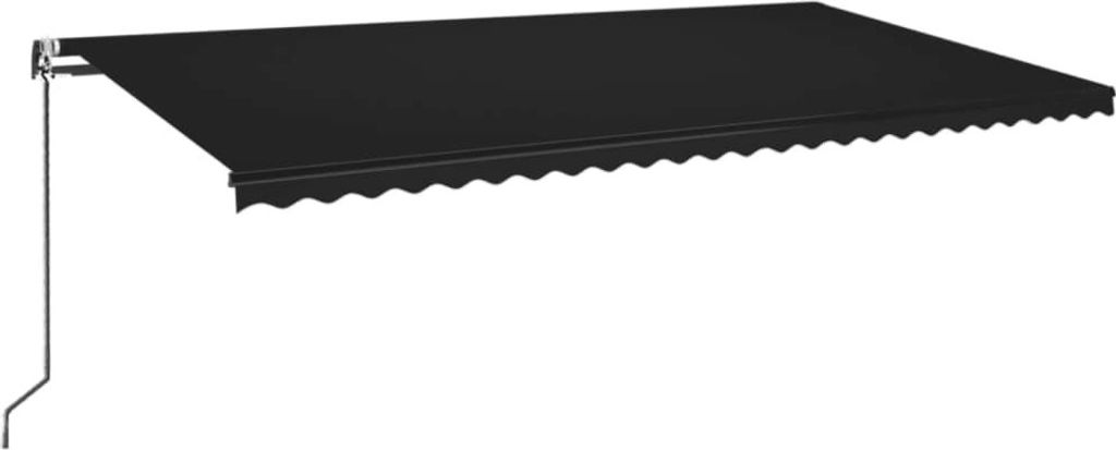 Markise Automatisch Einziehbar 600x350 cm Anthrazit Produktbild 