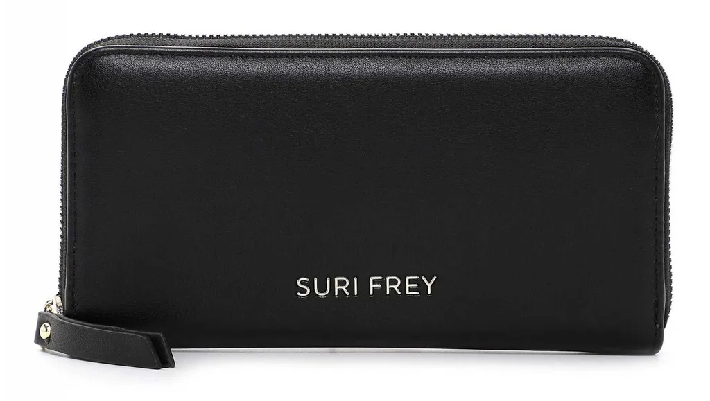SURI FREY Tiffany Wallet Black - Portafoglio Grande con Protezione RFID