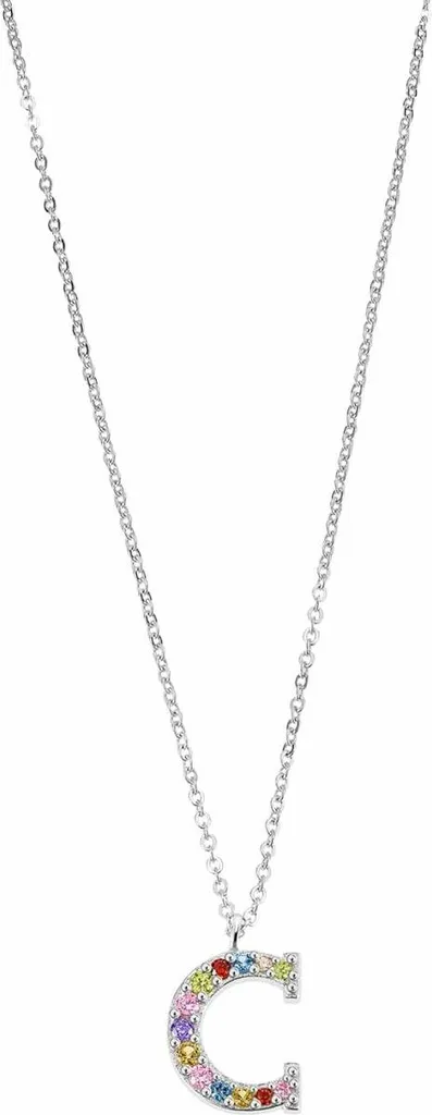 Collana Donna Lotus Silver JLP3426-1-C Iniziale C in Argento 925
