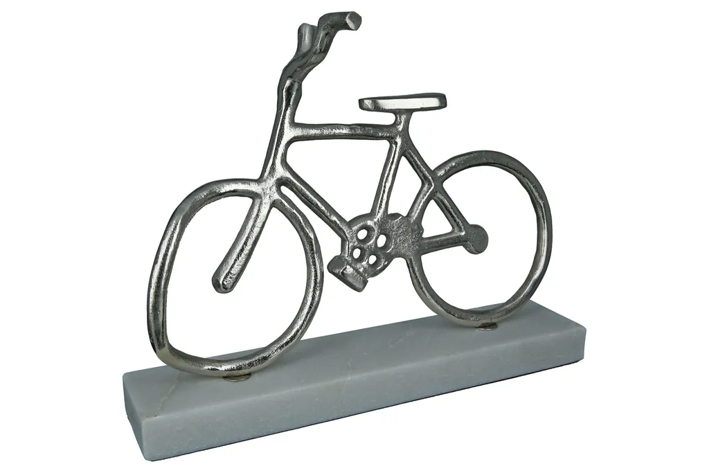 Vélo Gilde sur base alu hauteur 28 cm - Objet de décoration design moderne