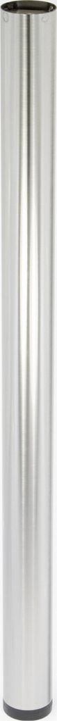 WAGNER Möbelbein/Systemrohr TENO - Ø 60 x 870 mm, individuell kombinierbar, Edelstahl-Optik, Tragkraft 50 kg - 12331101