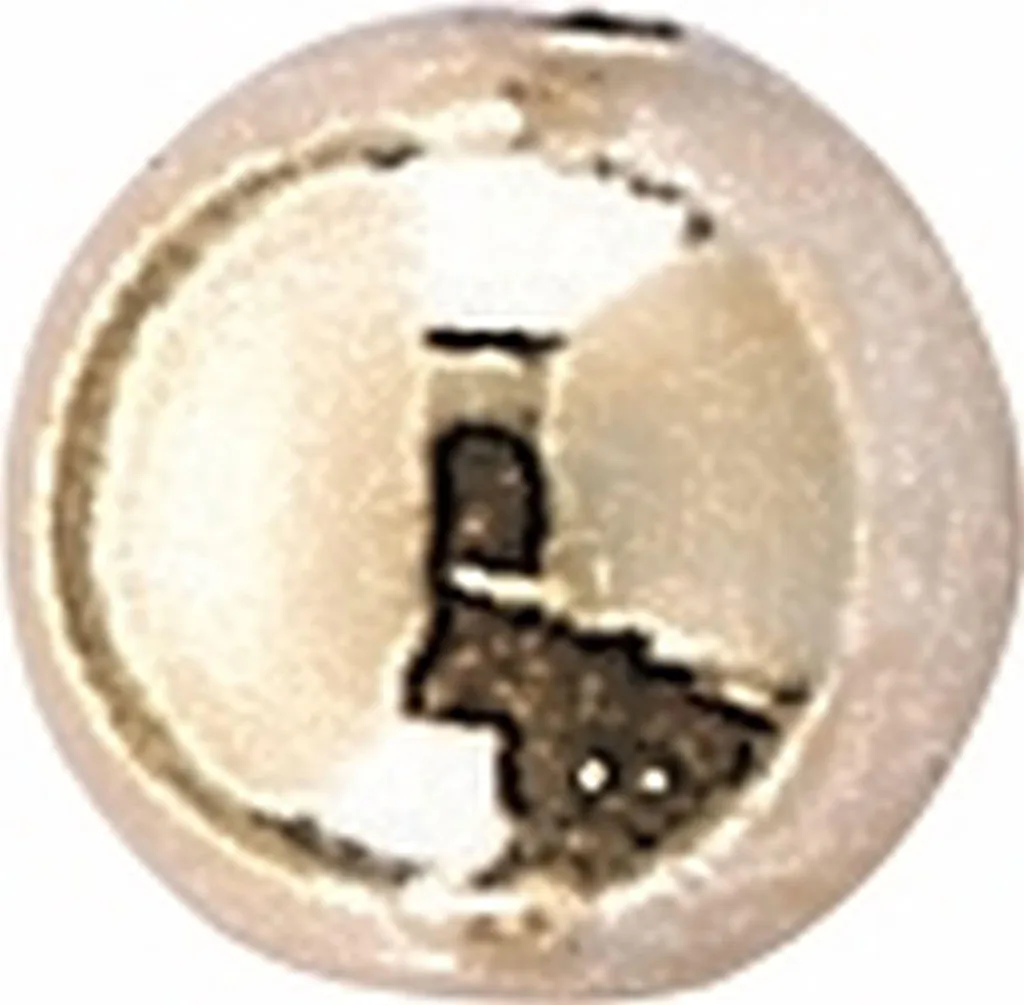 Perles de cire rondes dorées 10 mm pour bijoux et loisirs créatifs