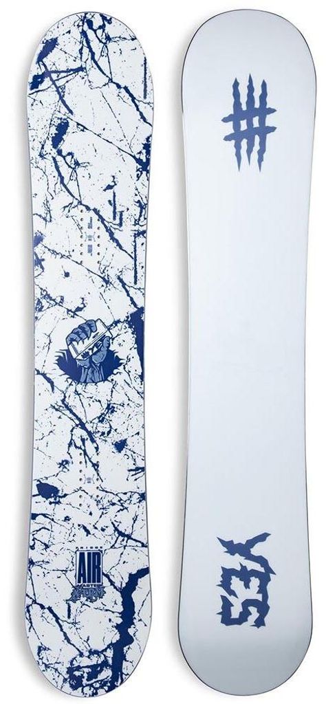 YES Snowboard Airmaster XTRM Fridge 3D White - Länge 162