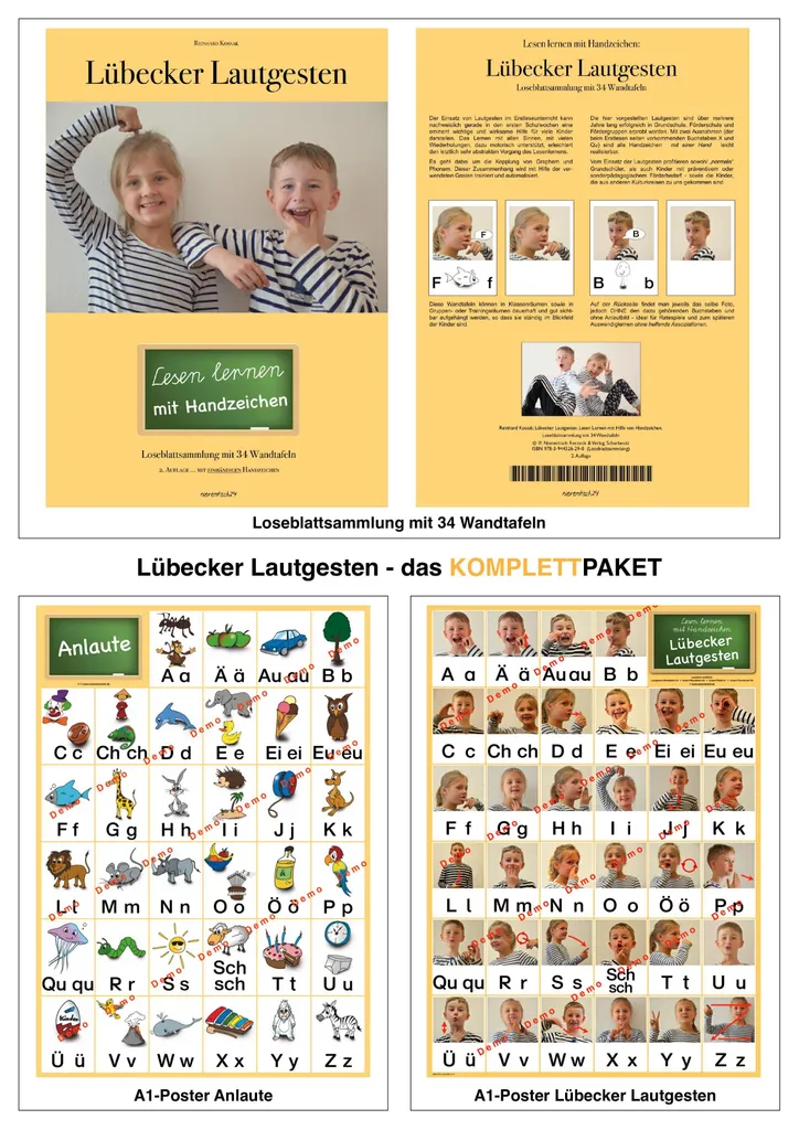 Lübecker Lautgesten Das Komplettpaket - Méthode Phonétique Intégrale