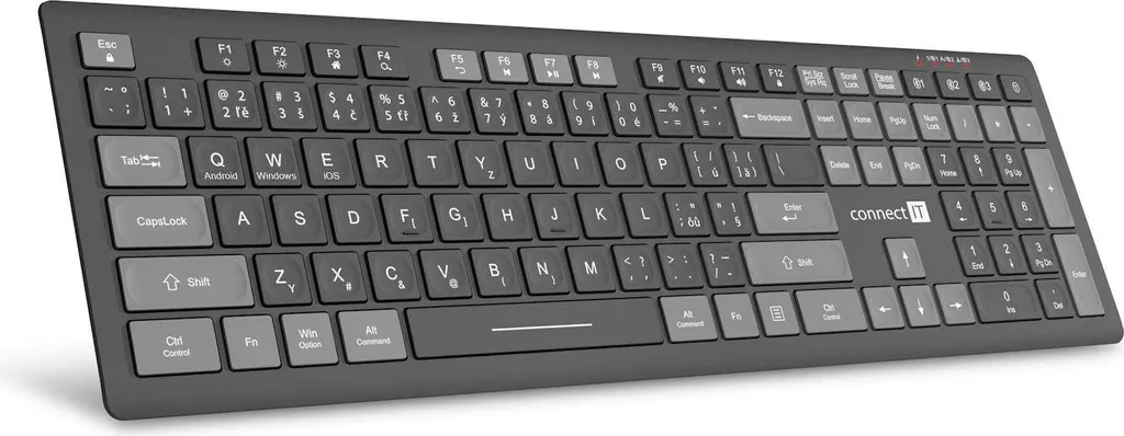 Clavier d'ordinateur USB CONNECT IT CKB-5060-CS avec touches de raccourci