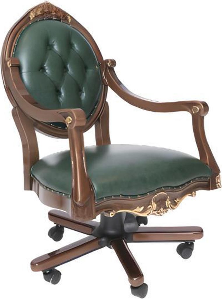 Chefsessel Stuhl Drehstuhl Chesterfield Schreibtischstuhl Rollstuhl Bürosessel