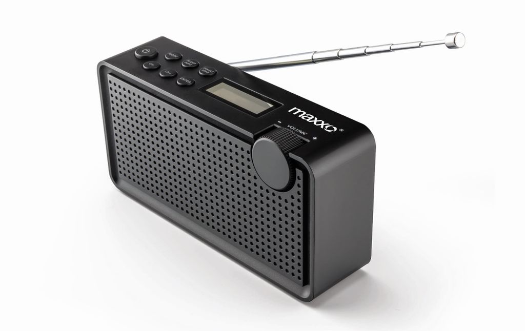DAB+ Radio / Digitalradio / Küchenradio / tragbares FM Radio / Akku-Radio mit Display / Outdoor-Radio / Mini-Radio mit Teleskopantenne