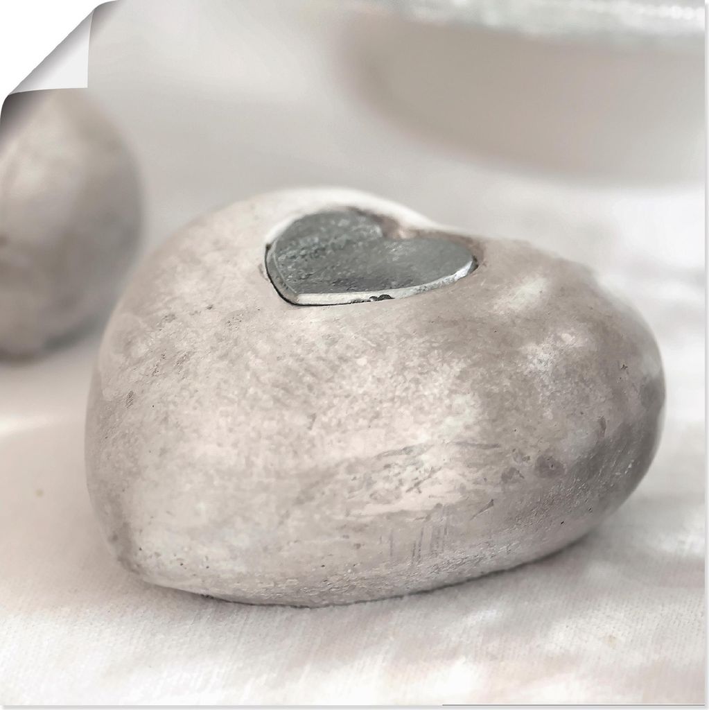 ARTland Poster Herzen Größe: 50x50 cm