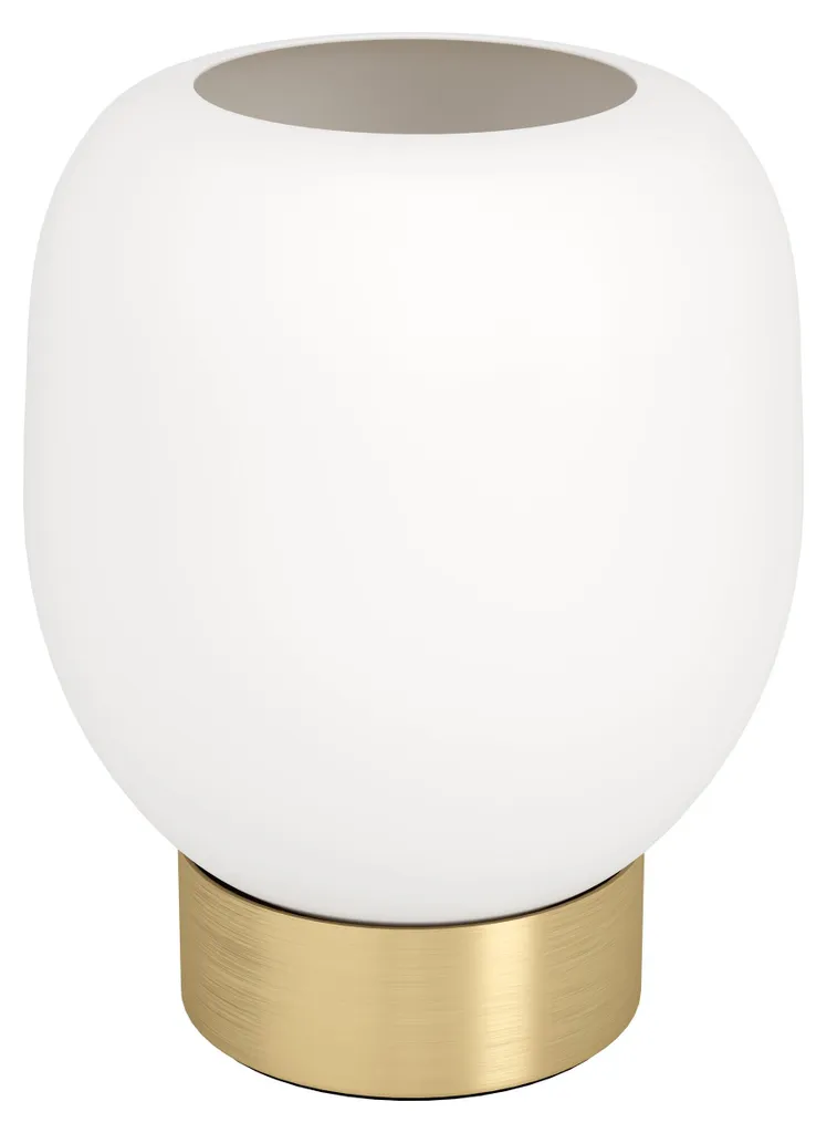 Eglo 900307 MANZANARES Lampe de Table E27 Ø145mm Laiton Brossé Doré