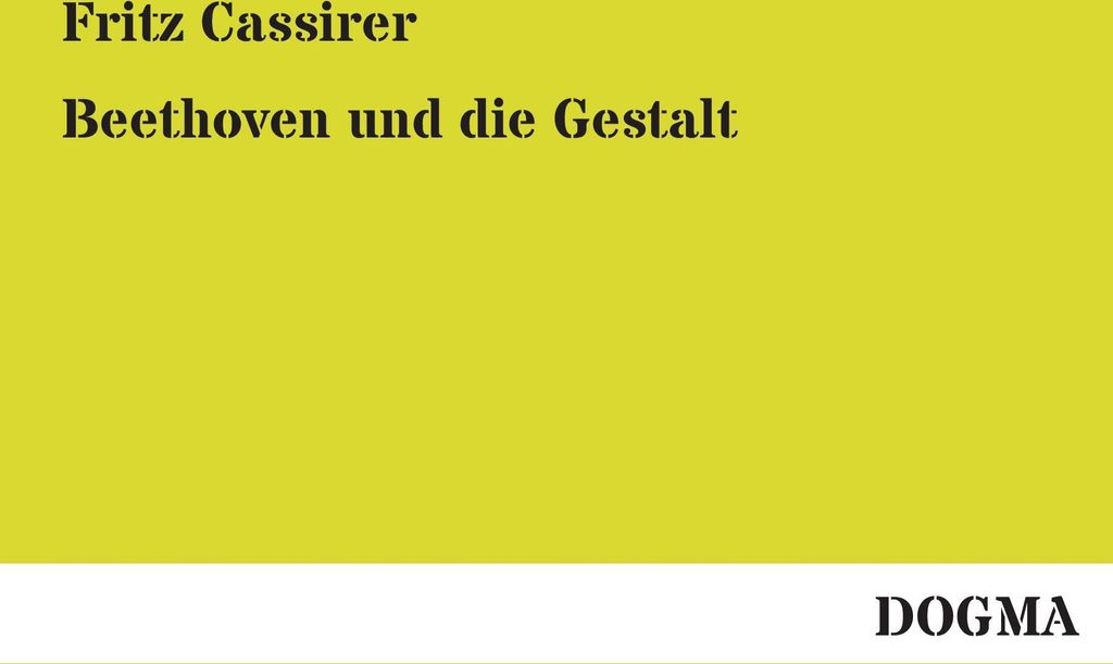 Beethoven und die Gestalt