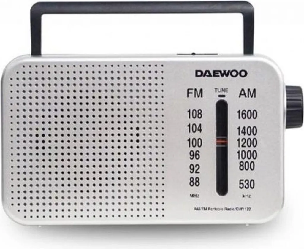 Radio portable Daewoo DW1122 secteur et piles avec prise casque intégrée