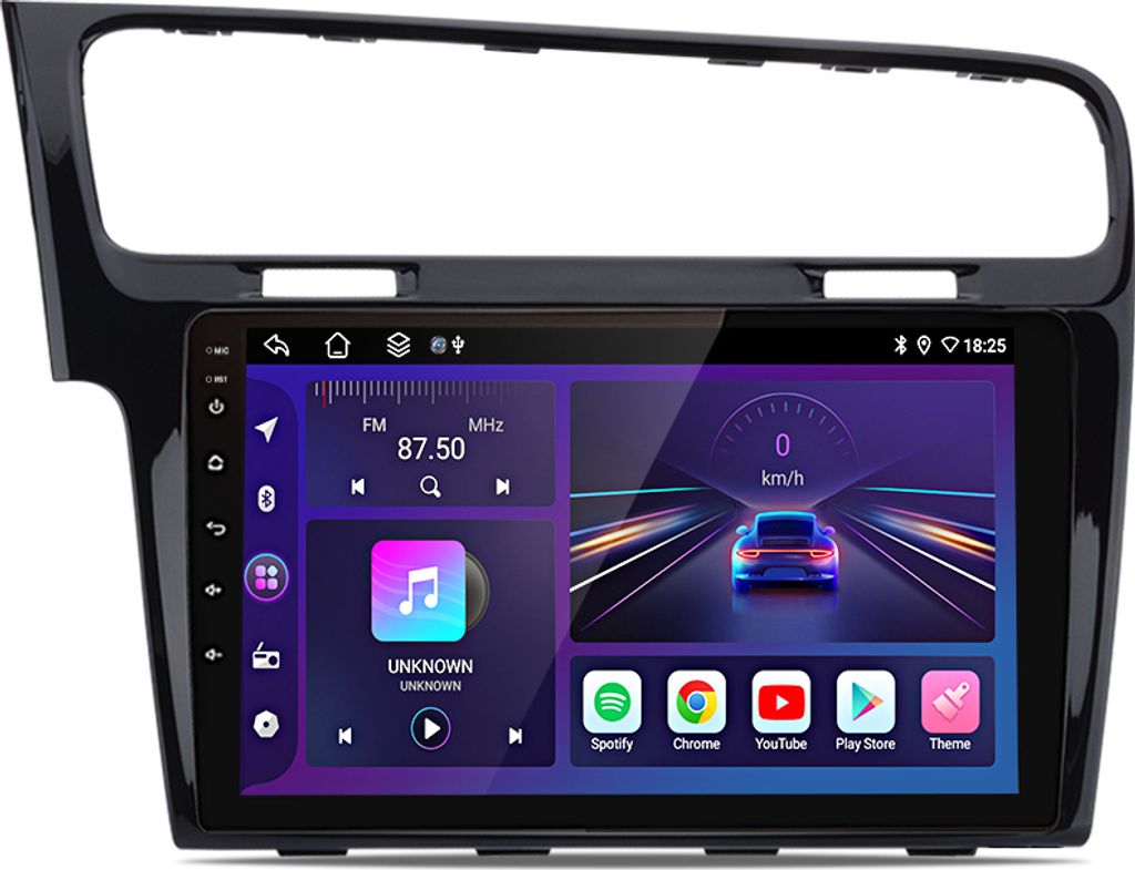 Carplay android auto 2+64G Android13 Für Golf VII 2013-2017 Autoradio GPS Navi USB BT WIFI 2din SWC RDS DSP DAB+