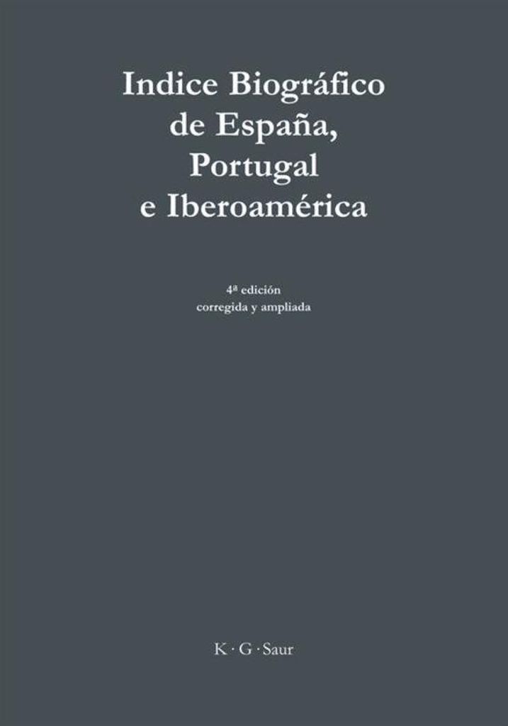 Biographisches Verzeichnis von Spanien, Portugal und Iberoamerika
