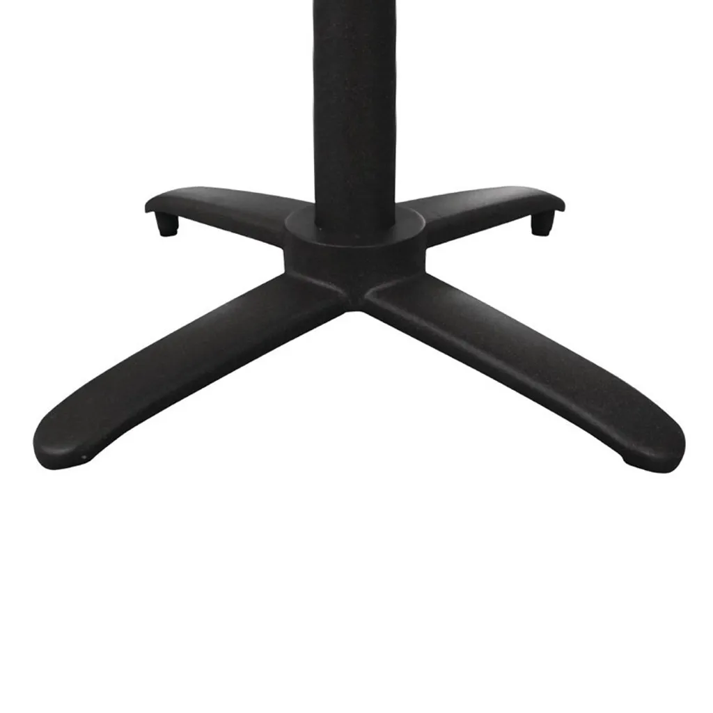 Pied de table Bolero pliable en aluminium noir robuste 720 mm