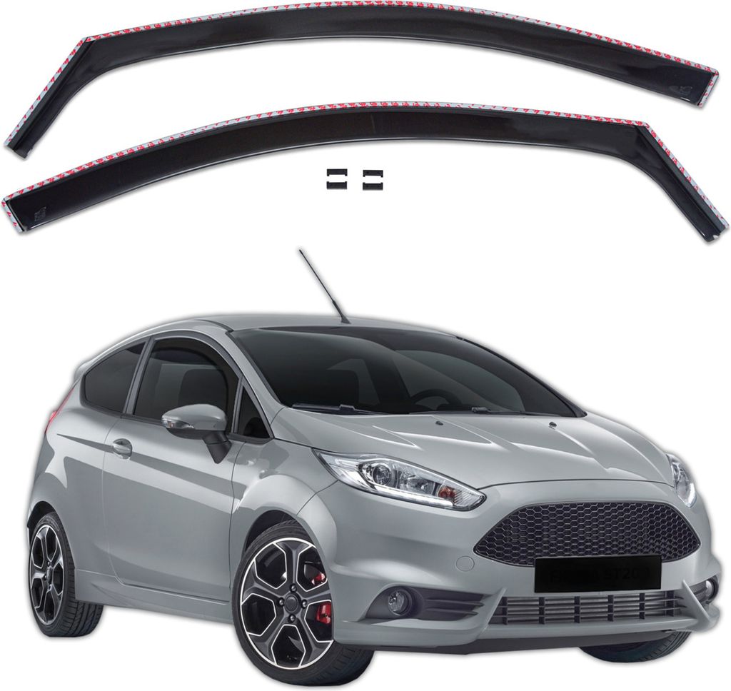 J&J AUTOMOTIVE | GP Windabweiser Für Ford Fiesta Mk7 3D ab Produktbild 