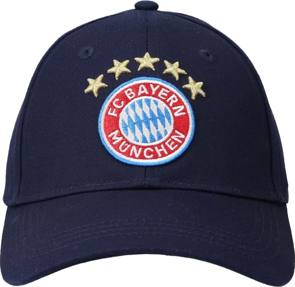 FC Bayern Baseballkappe Kinder mit Logo - dunkelblau Produktbild 
