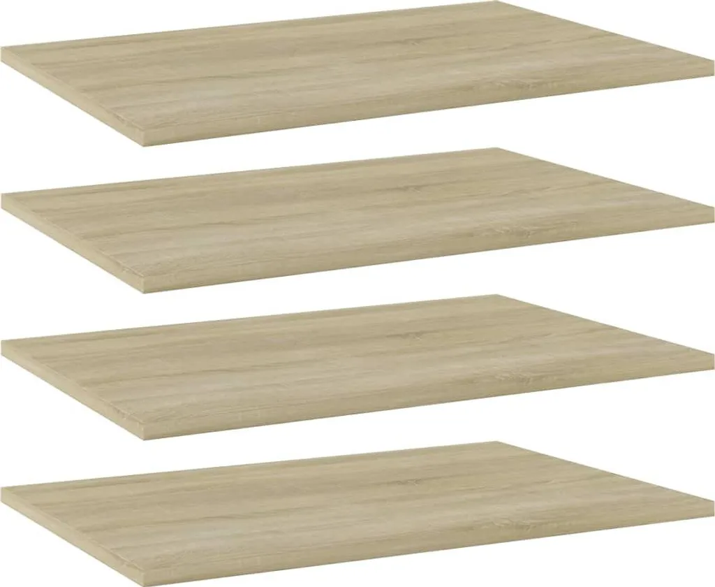 Planches étagère pour bibliothèque DIY 60x40 cm chêne Sonoma vidaXL - 6