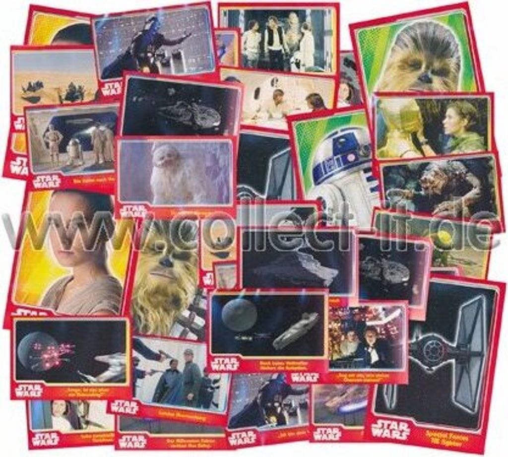 TOPPS - Spar 8 - Star Wars - Journey to Star Wars - ALLE 160 Base Karten - Deutsch