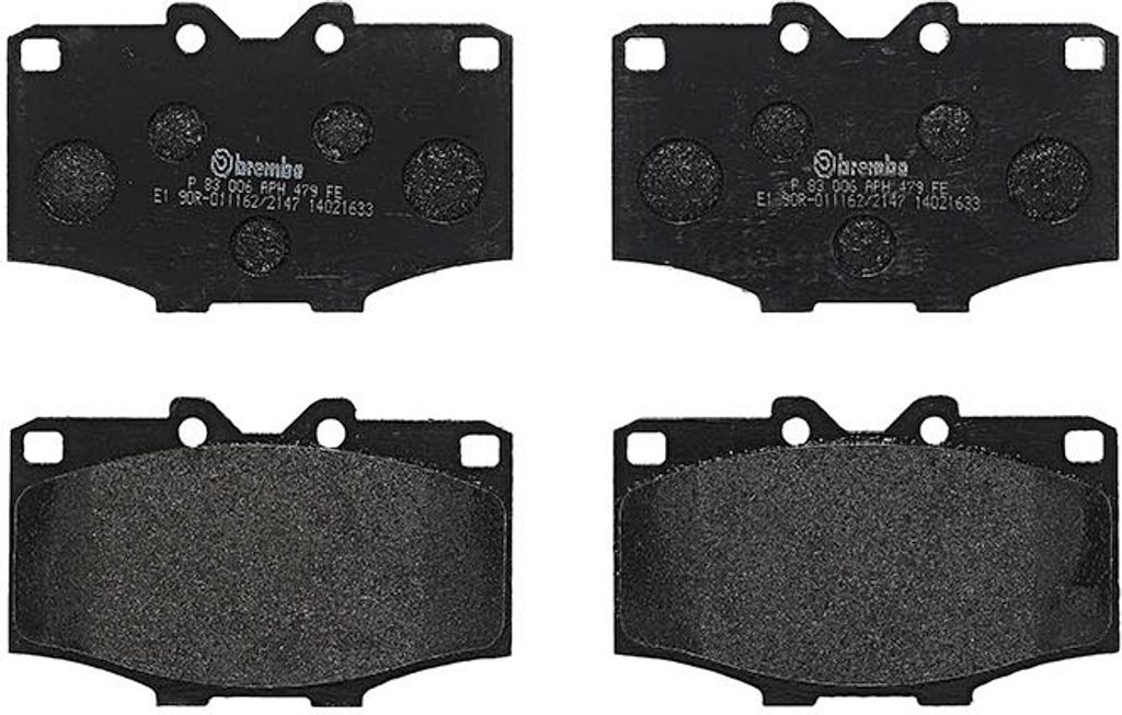 Bremsbelagsatz Scheibenbremse 16 mm BREMBO für u.a. TOYOTA Produktbild 