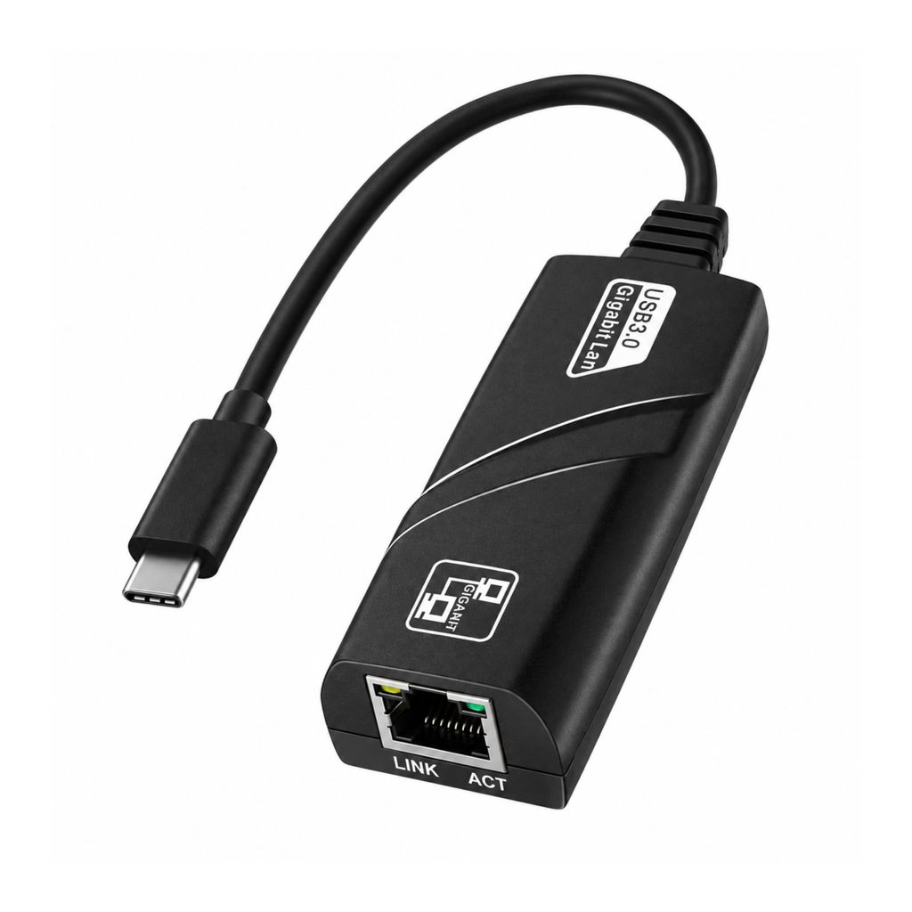 USB-C LAN Adapter 100 Mbit/s – USB Typ C auf RJ45 Ethernet Produktbild 