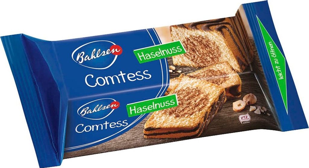 Bahlsen 43970 Bahlsen Comtess Haselnuss Kuchen 350,0 g Image du produit 