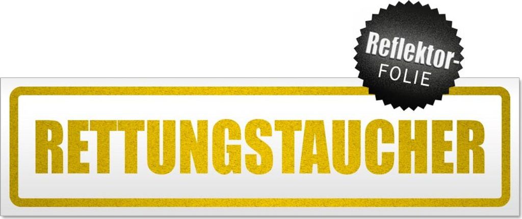 Rettungstaucher Magnetschild Schild magnetisch