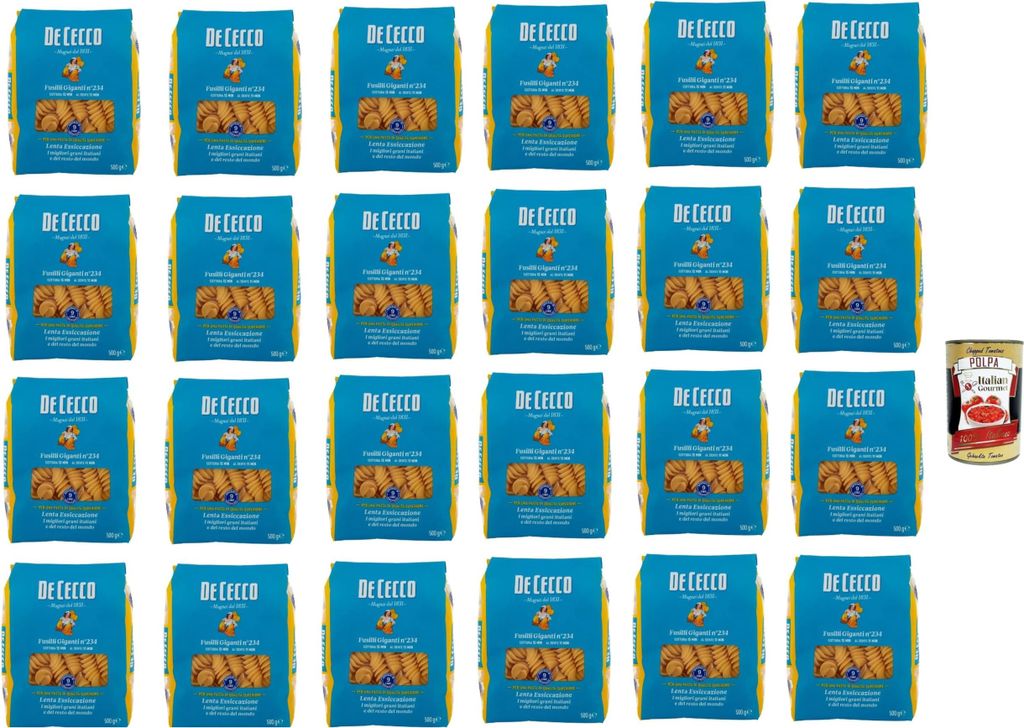 De Cecco Fusilli Giganti N°234, 100% Italienisch Pasta Produktbild 