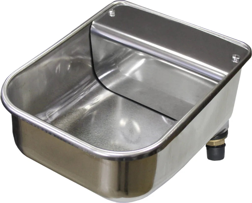 Abbeveratoio Automatico Acciaio Inox 5L con Galleggiante per Animali