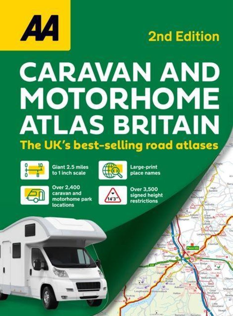 AA Wohnwagen- und Wohnmobilatlas Großbritannien
