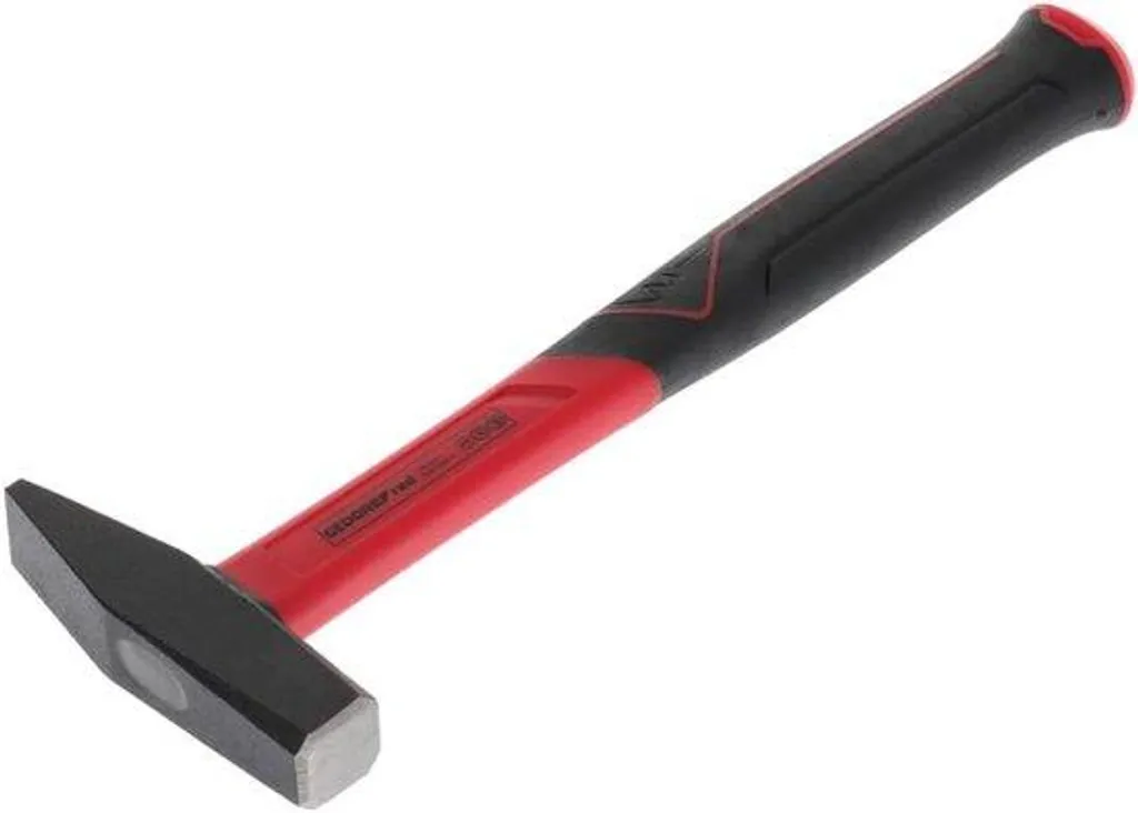 Marteau rivoir 300g avec manche bi-matière incassable en fibre