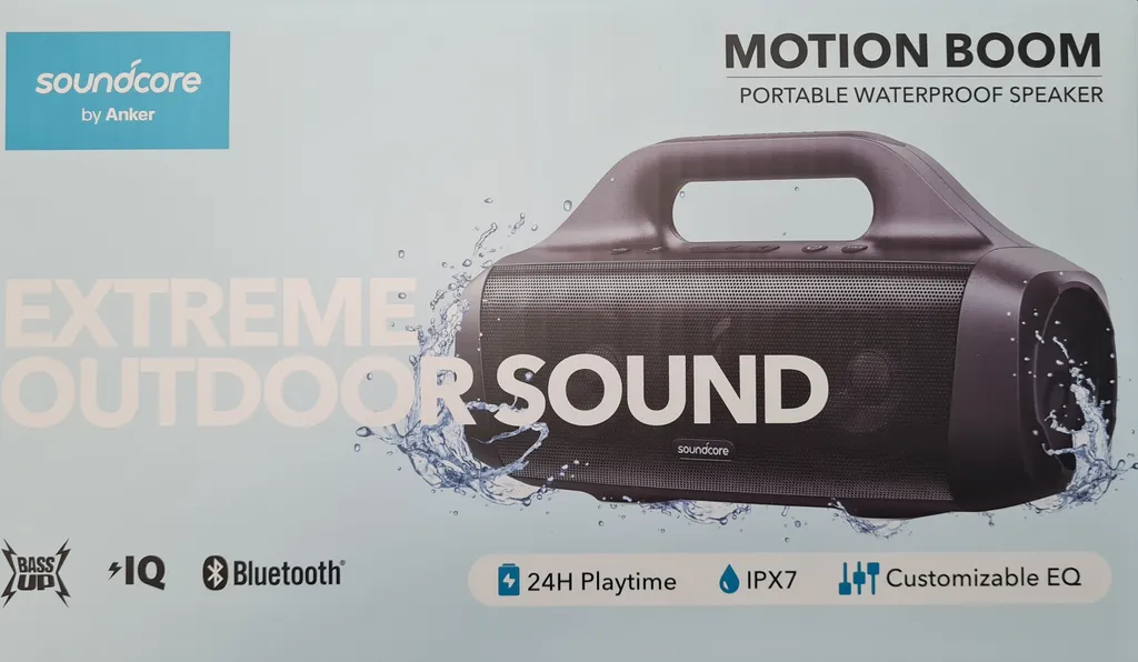 Soundcore Motion Boom Enceinte Bluetooth avec Pilotes en Titane - Noir