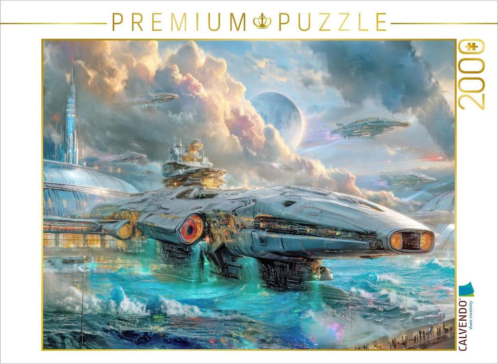 CALVENDO Puzzle Viele Abenteuer im Kosmos | 2000 Teile Lege-Größe 90x67cm Foto-Puzzle für glückliche Stunden