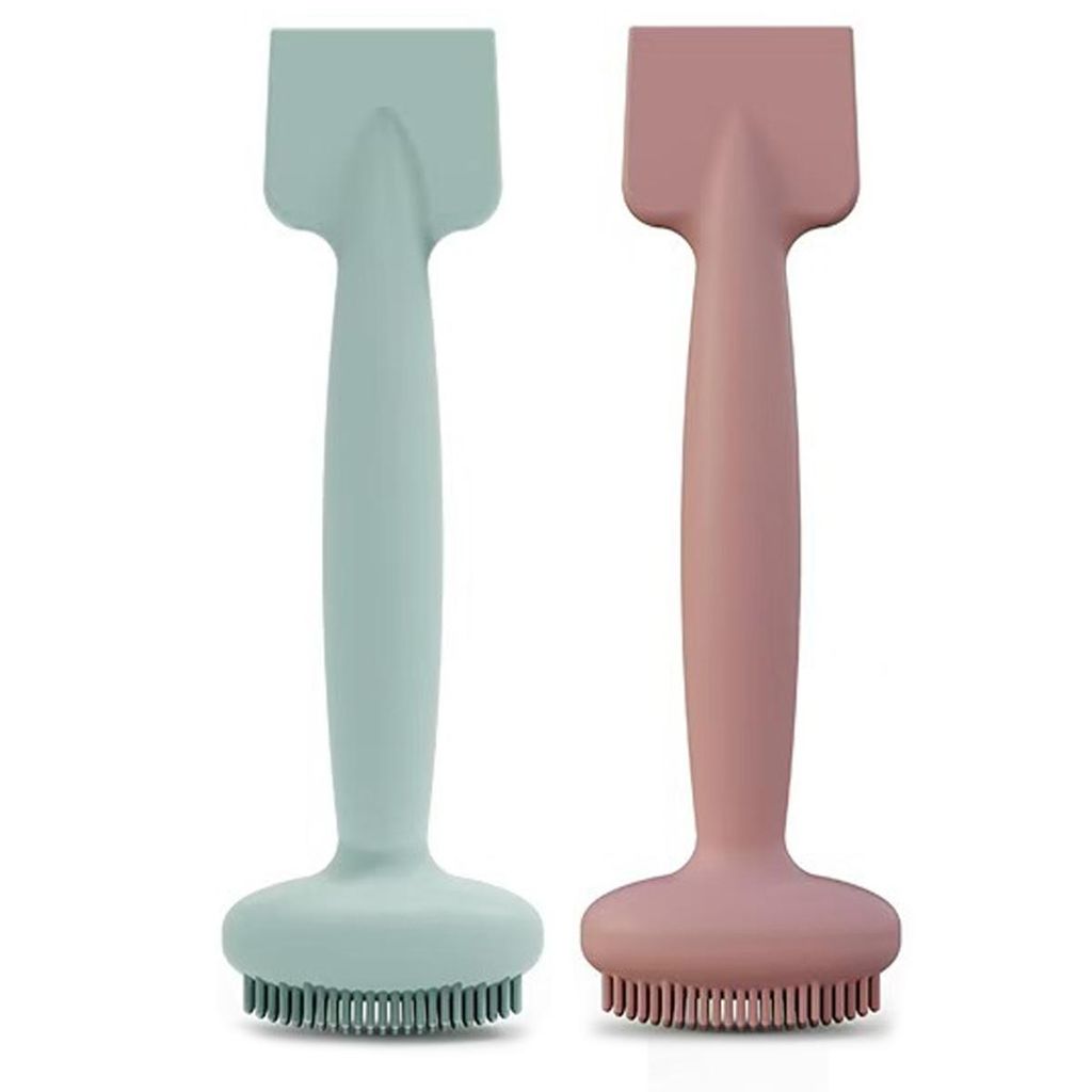 2er-Set Silikon-Gesichtsbürsten, 2-in-1 Reinigungsbürste & Produktbild 
