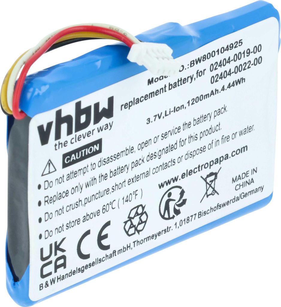 vhbw Akku kompatibel mit Cisco Flip U260W, U260W 4 GB, Video MinoHD, Video UltraHD, U260, U260B Videokamera Camcorder (1200 mAh, 3,7 V, Li-Ion)