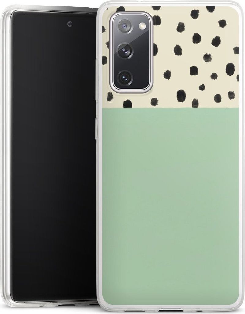 DeinDesign Slim Hülle für Samsung Galaxy S20 FE 5G Silikon Case Ultra Dünn Handyhülle Abstrakt Boho Polka Dots