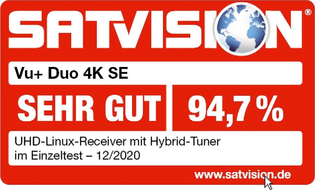 VU+ Duo 4K SE 1x DVB-S2X FBC Twin Tuner Linux OS, USB-PVR, Produktbild 25