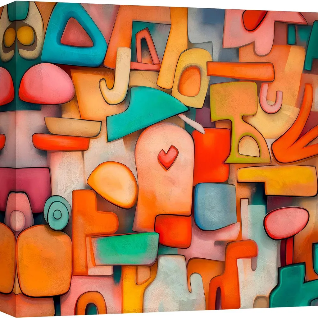 Moderniser un Mur Vide avec le Tableau Ville Pablo Vallejo - Toile Pop 40x40
