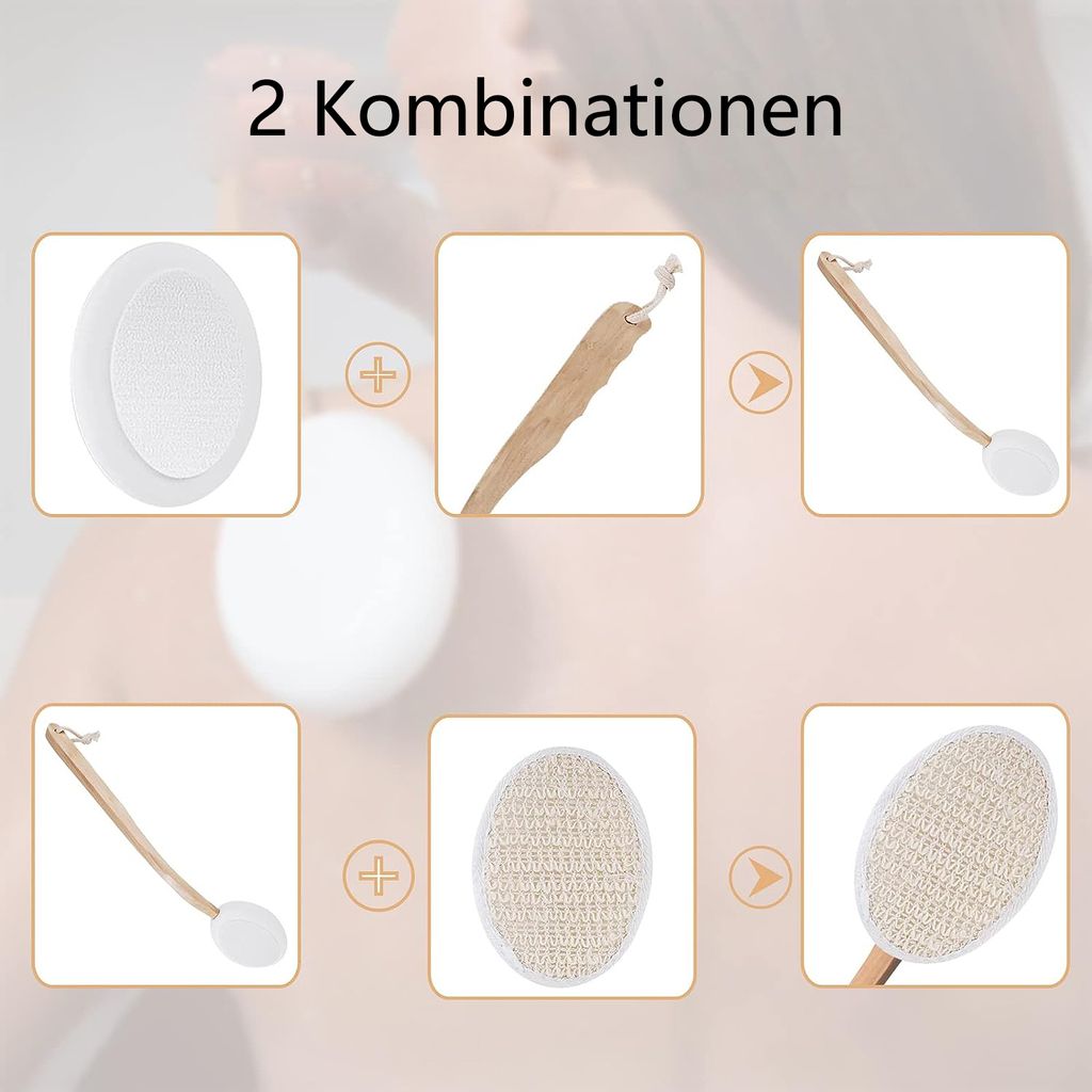 Rückeneincremeband – 5 Stück, Hilft Beim Selbstständigen Eincremen