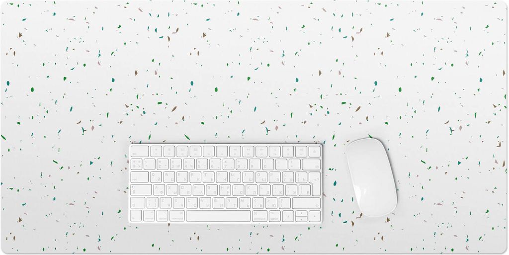 Minimalistische Punkte – Schreibtischunterlage – Rutschfeste Tischunterlage – Schreibtischmatte für Büro & Zuhause – Schreibunterlage –...