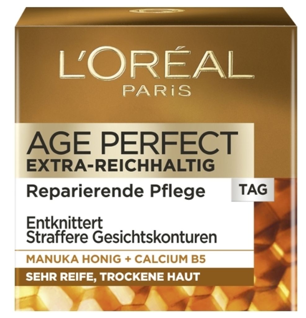 Loreal Anti-Aging Tagescreme mit Hyaluronsäure & Vitamin C, 50ml - Feuchtigkeit & Straffung für reife Haut