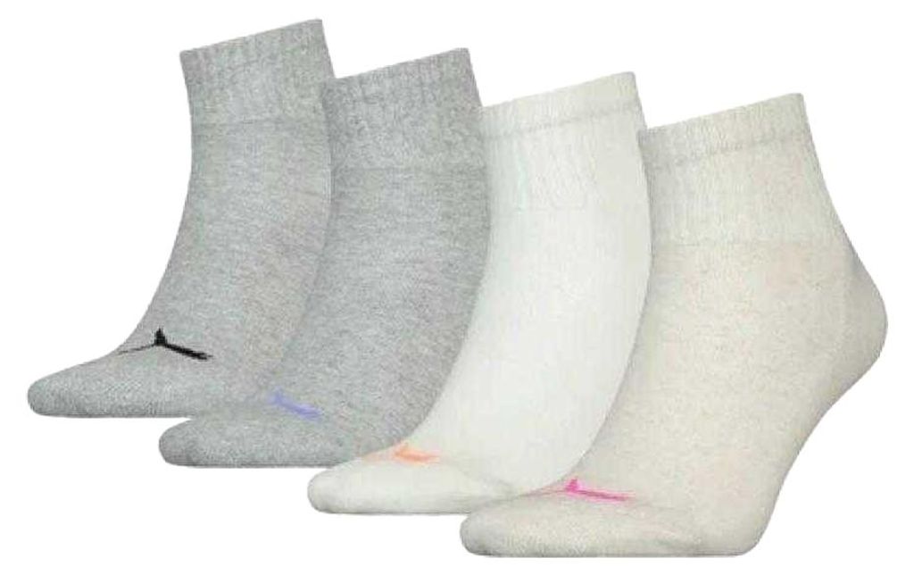 Puma - Socken für Damen(4er-Pack) PP2993 (35 EU - 38 EU) (Ecru/Weiß/Grau)