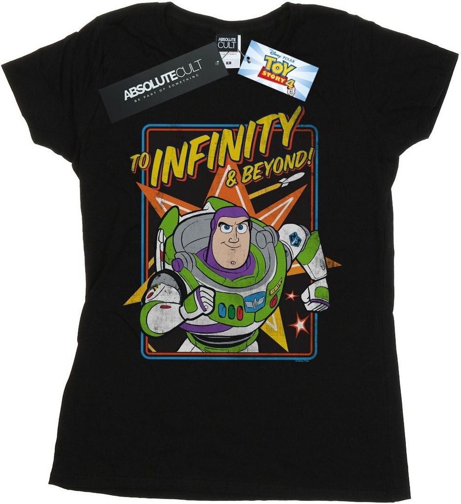 Disney - "Toy Story 4 To Infinity" T-Shirt für Damen BI44353 (XXL) (Schwarz)