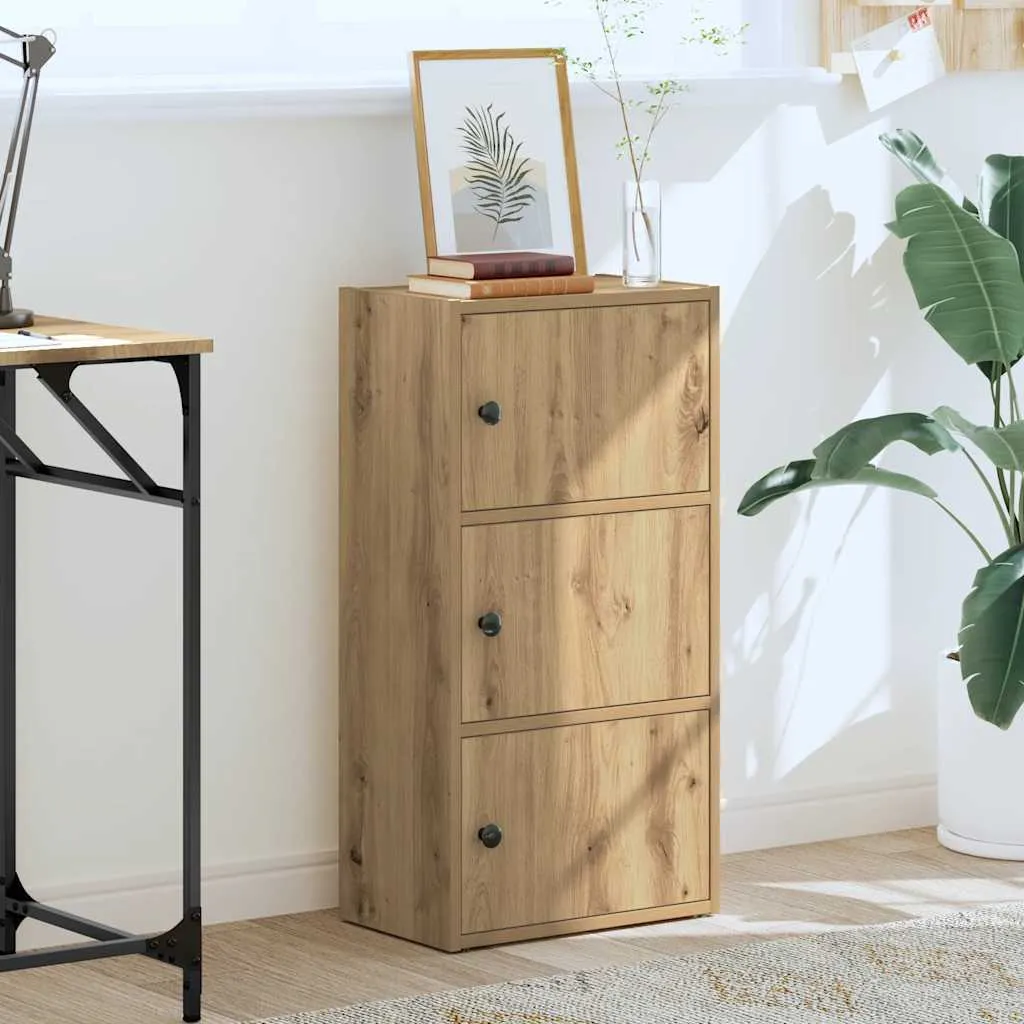 vidaXL Libreria Rovere Sonoma 72x20x120,5 cm in Truciolato, scaffale per Libri, Porta Libri, Ripiani portaoggetti, Ripiani per Libri