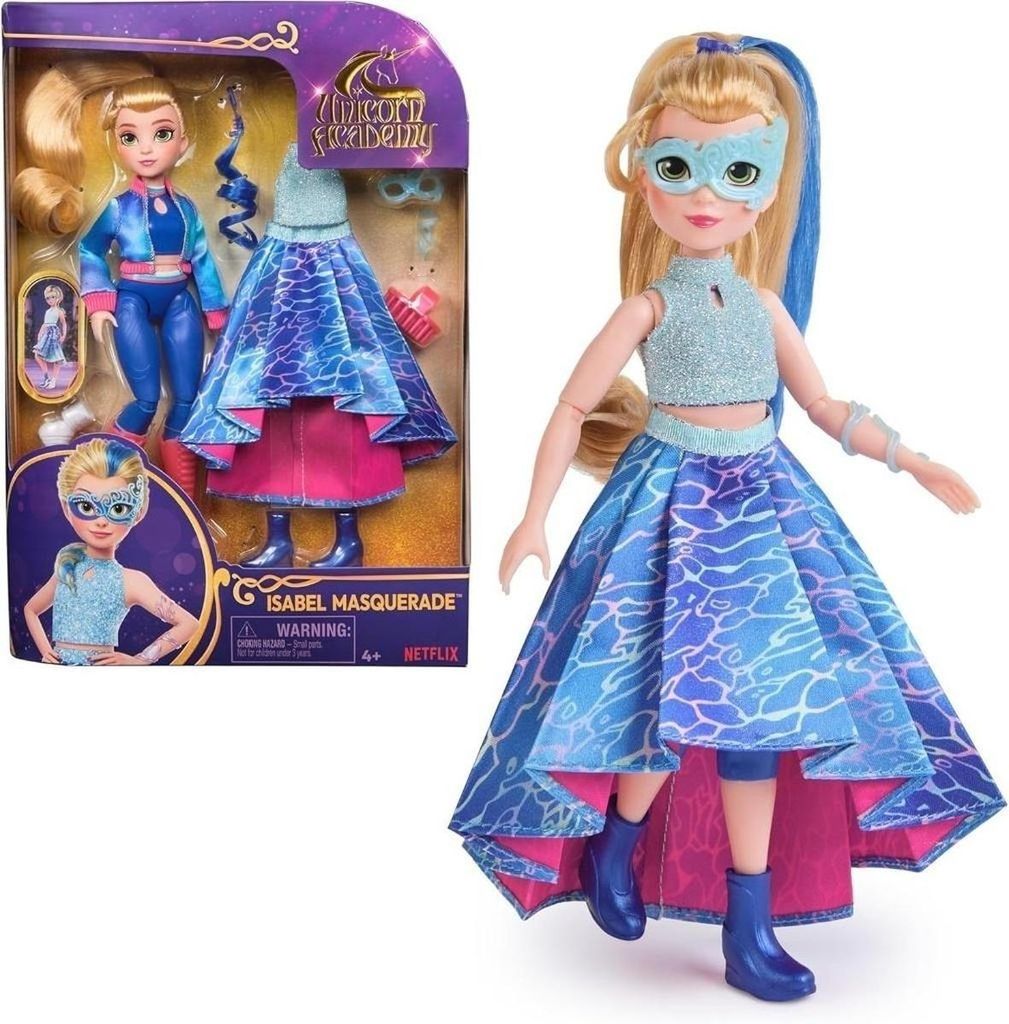 Unicorn Academy Isabel Deluxe Masquerade, Lalka modowa, Zdjęcie produktu 
