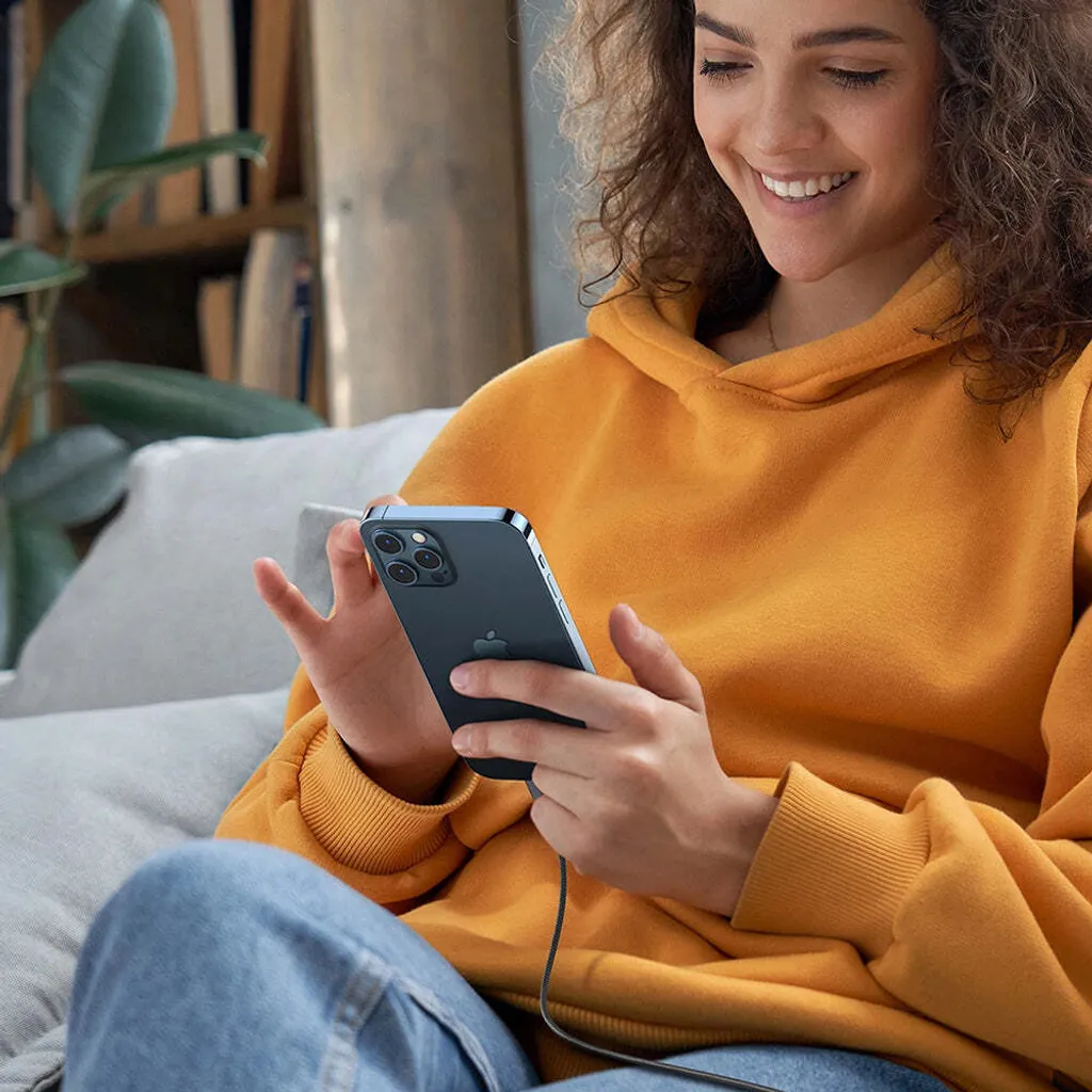 Câble de charge USB-C vers Lightning Ugreen 2M pour iPhone et iPad Noir - 2