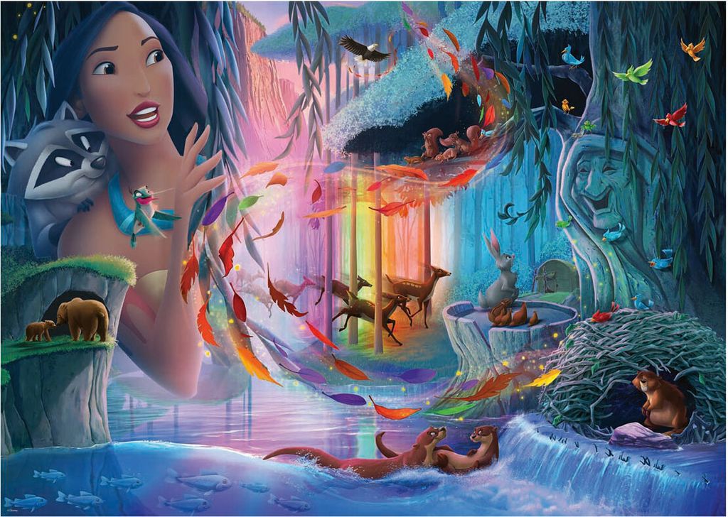 Pocahontas-Puzzle (1000 Teile). Disney-Prinzessinnen-Kollektion. Ab 14 Jahren. Disney. 12001344. Ravensburger