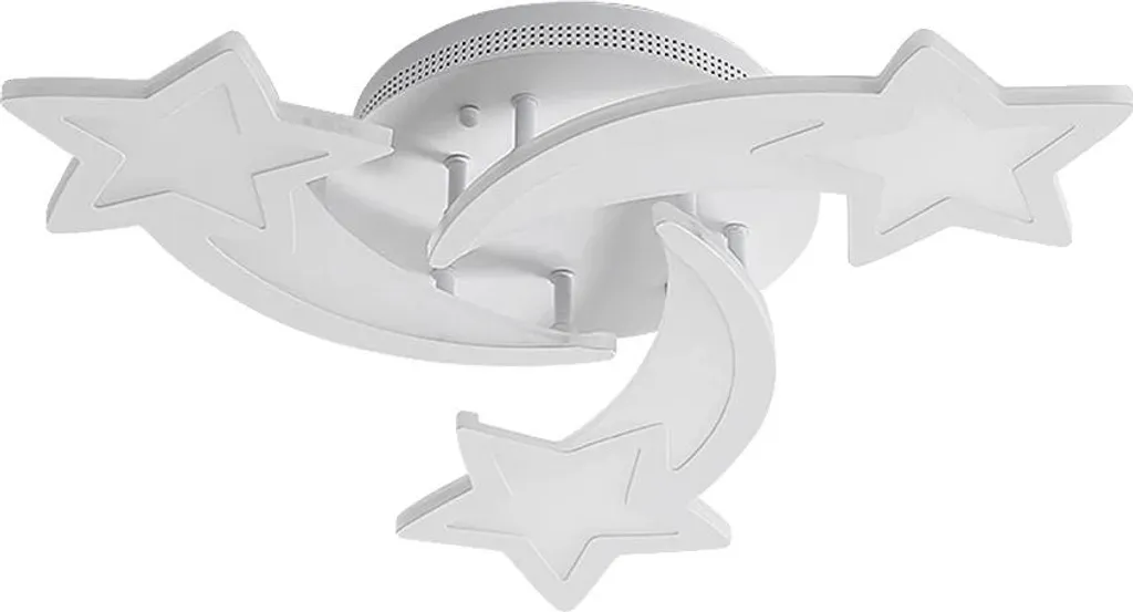 Plafonnier pour Cuisine ou Bureau Design Blanc avec 3 Sources Blanc Froid M